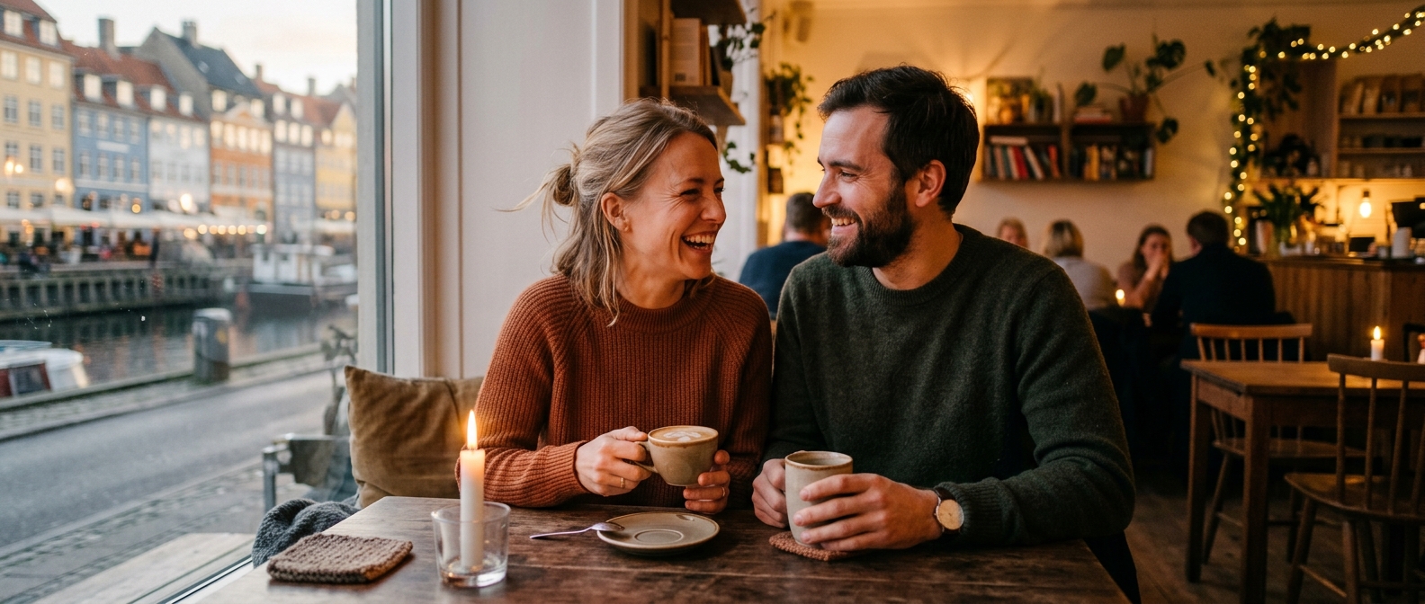 Par der mødes via dating sider Danmark